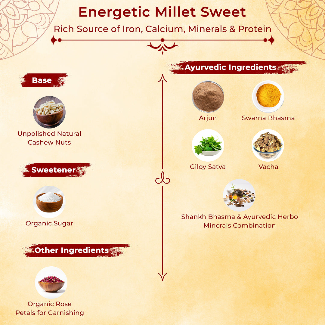 Arjun Katli (100% Vegan) | Ayurvedic Sweet