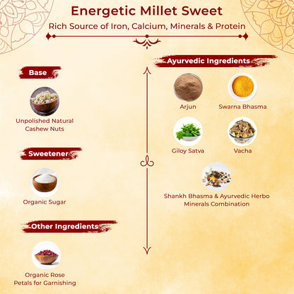 Arjun Katli (100% Vegan) | Ayurvedic Sweet