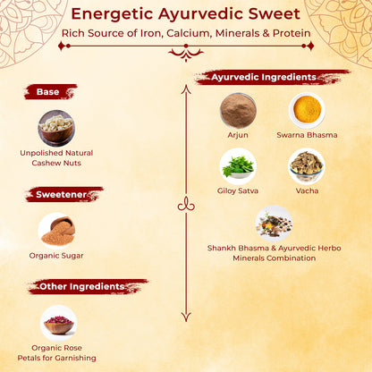 Arjun Katli (100% Vegan) | Ayurvedic Sweet