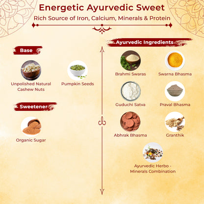 Brahmi Satvam - THE HERB OF GRACE AND ENHANCES MEMORY / Ayurvedic Sweet