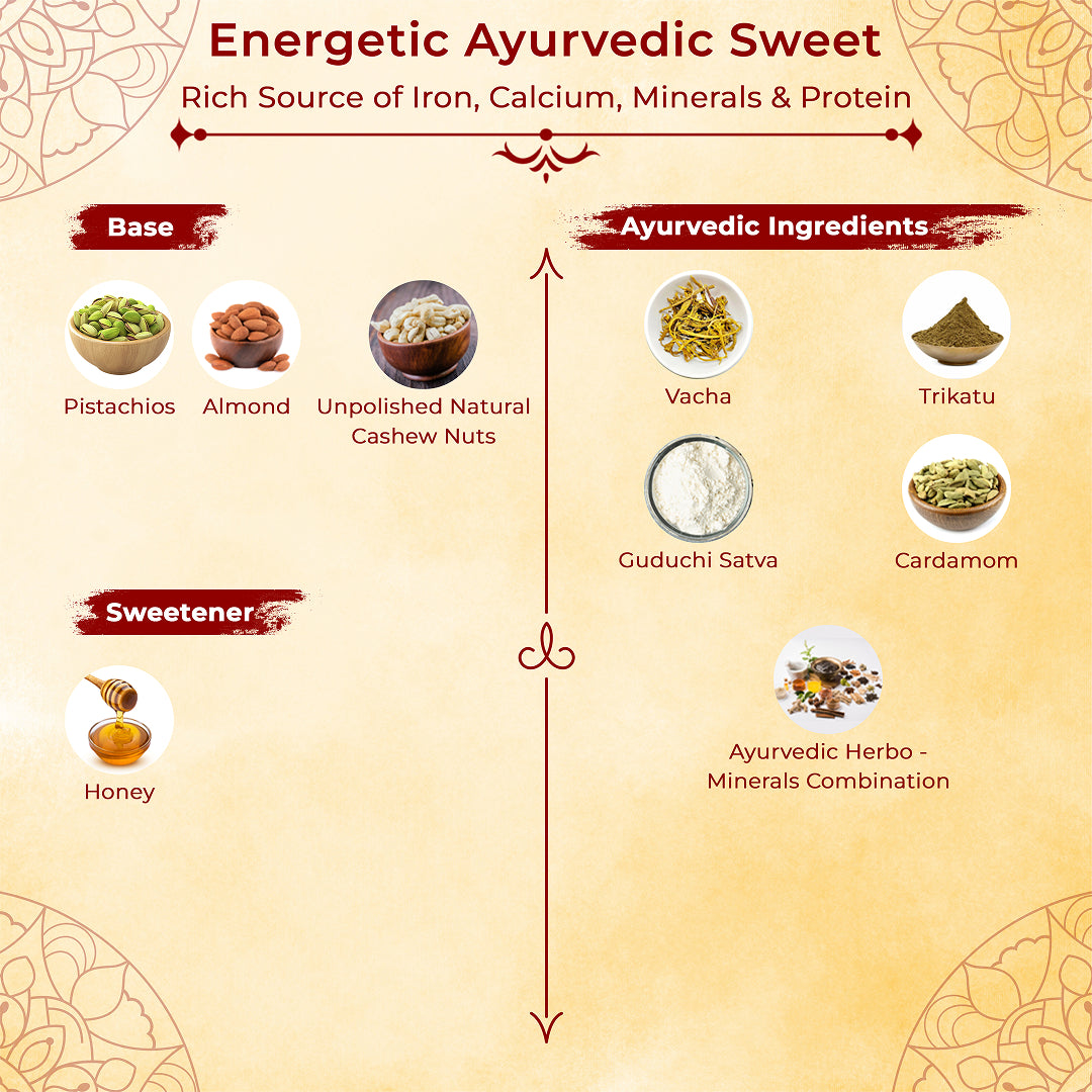 Satvamrit - A RICH PROTEIN SWEET (No Added Sugar) / Ayurvedic Sweet