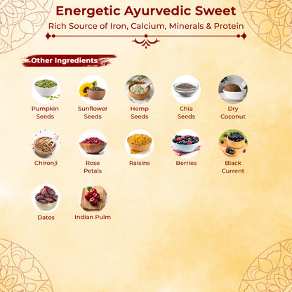Satvamrit - A RICH PROTEIN SWEET (No Added Sugar) / Ayurvedic Sweet